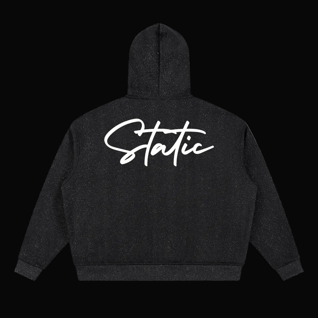 Sparkles Full Zip Boxy Hoodie